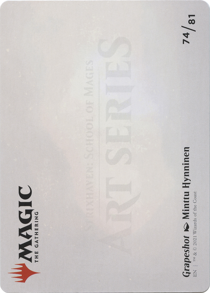 Grapeshot // Grapeshot (ASTX-074) - Strixhaven Art Series (Borderless) Foil