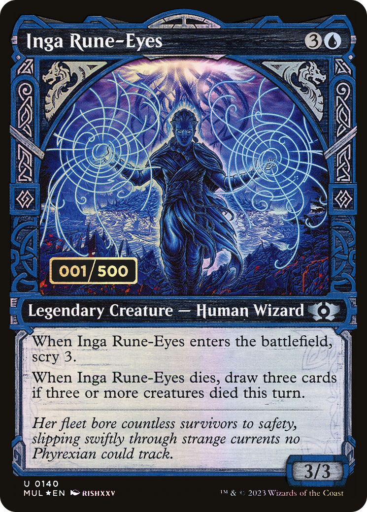 Inga Rune-Eyes (Serial Numbered) (MUL-140) - Multiverse Legends: (Showcase) Foil