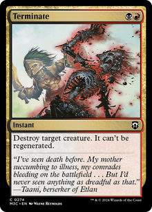 Terminate⁣ - Commander: Modern Horizons 3⁣ (Common)⁣ [274]