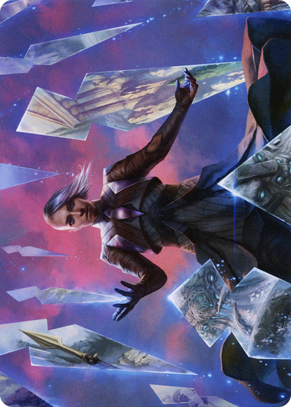 Behold the Multiverse // Behold the Multiverse (AKHM-010) - Kaldheim Art Series (Borderless)