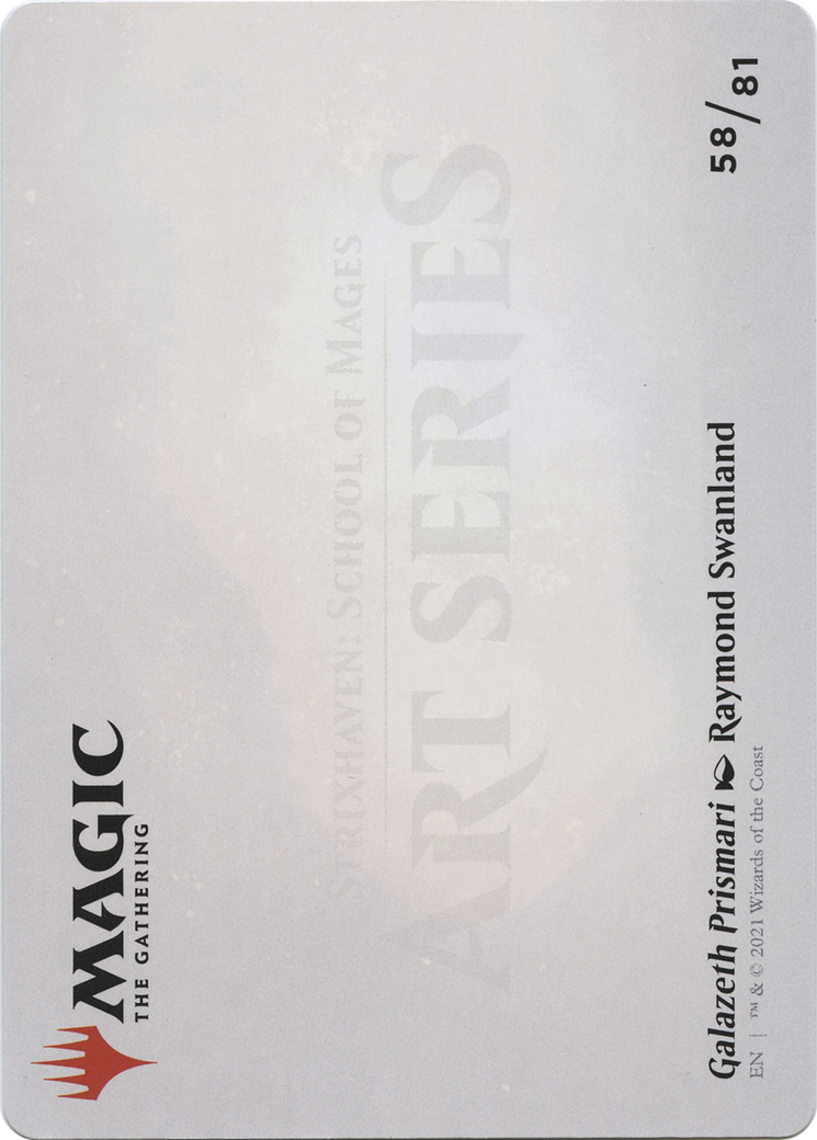 Galazeth Prismari // Galazeth Prismari (ASTX-058) - Strixhaven Art Series (Borderless)