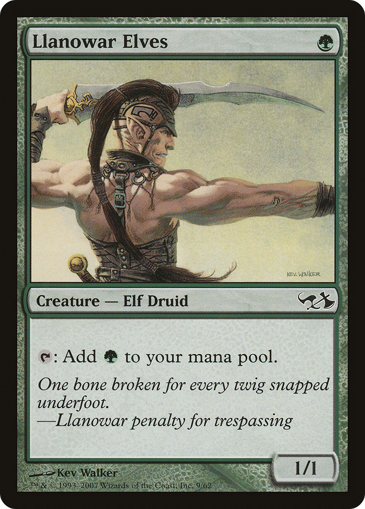 Llanowar Elves (EVG-009) - Duel Decks: Elves vs. Goblins