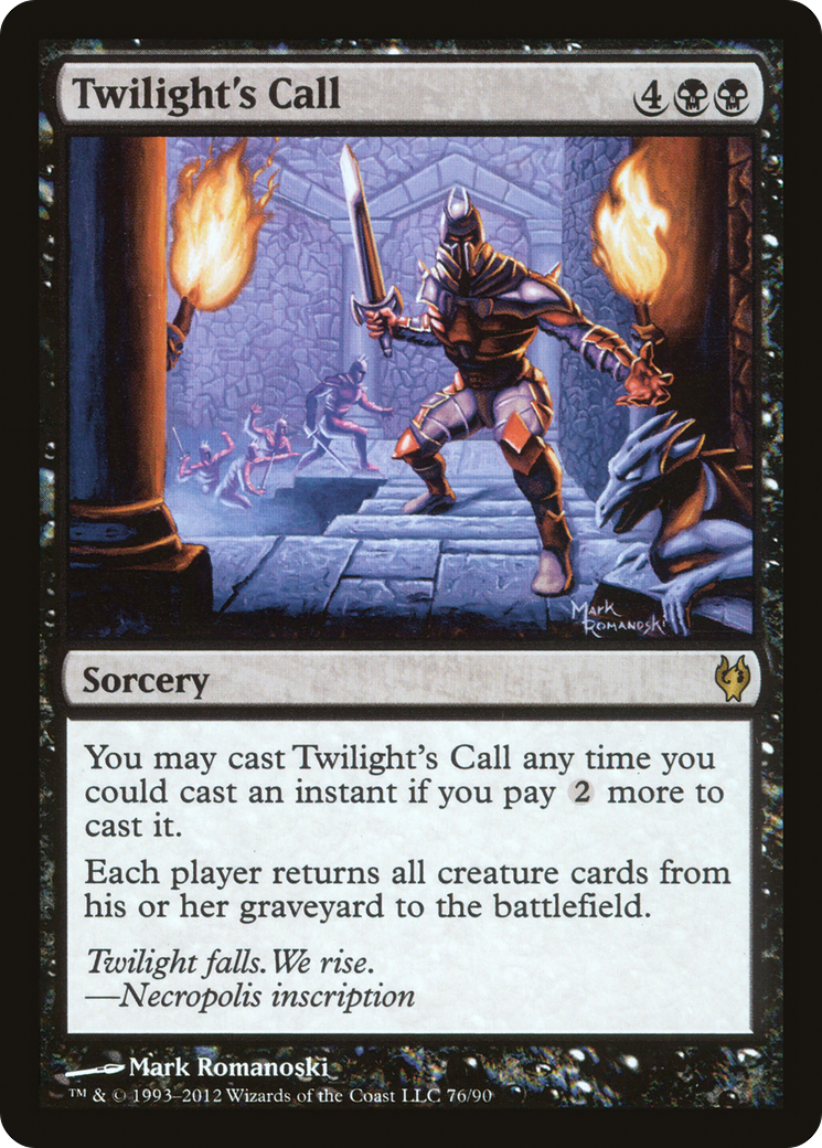 Twilight's Call (DDJ-076) - Duel Decks: Izzet vs. Golgari