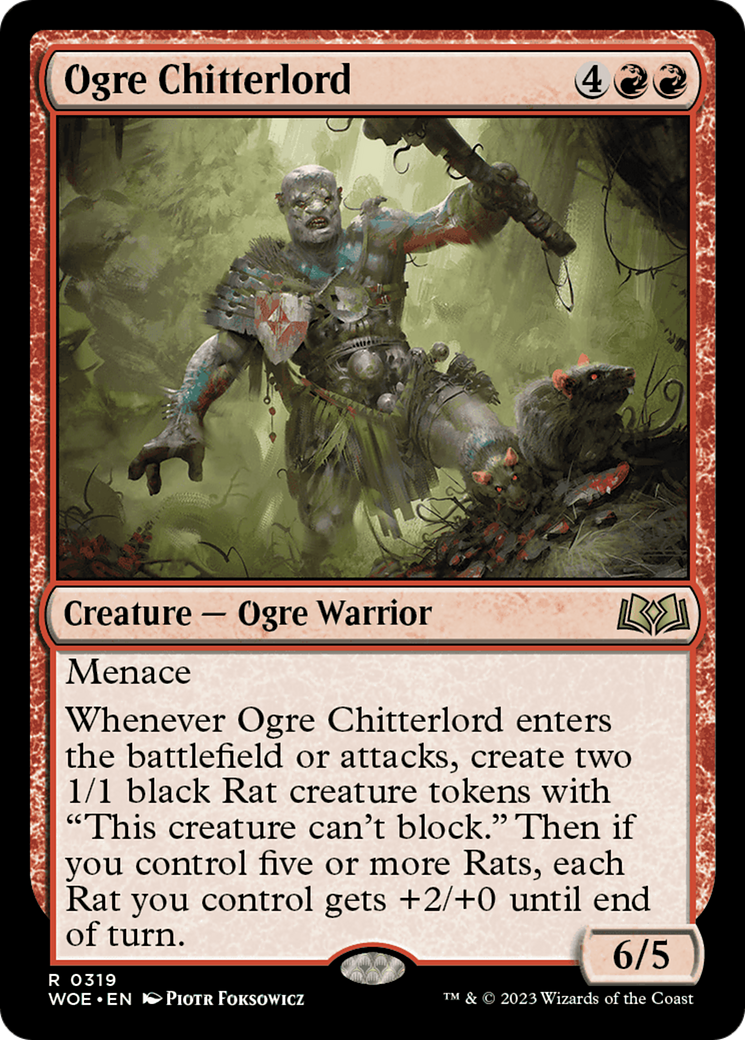 Ogre Chitterlord (WOE-319) - Wilds of Eldraine Foil