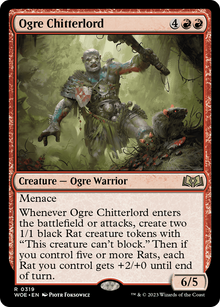 Ogre Chitterlord (WOE-319) - Wilds of Eldraine