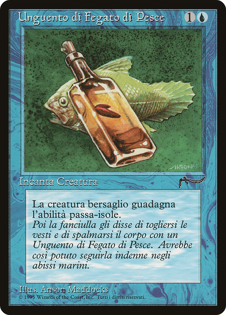 Fishliver Oil (Italian) "Unguento di Fegato di Pesce" (REN-026) - Rinascimento