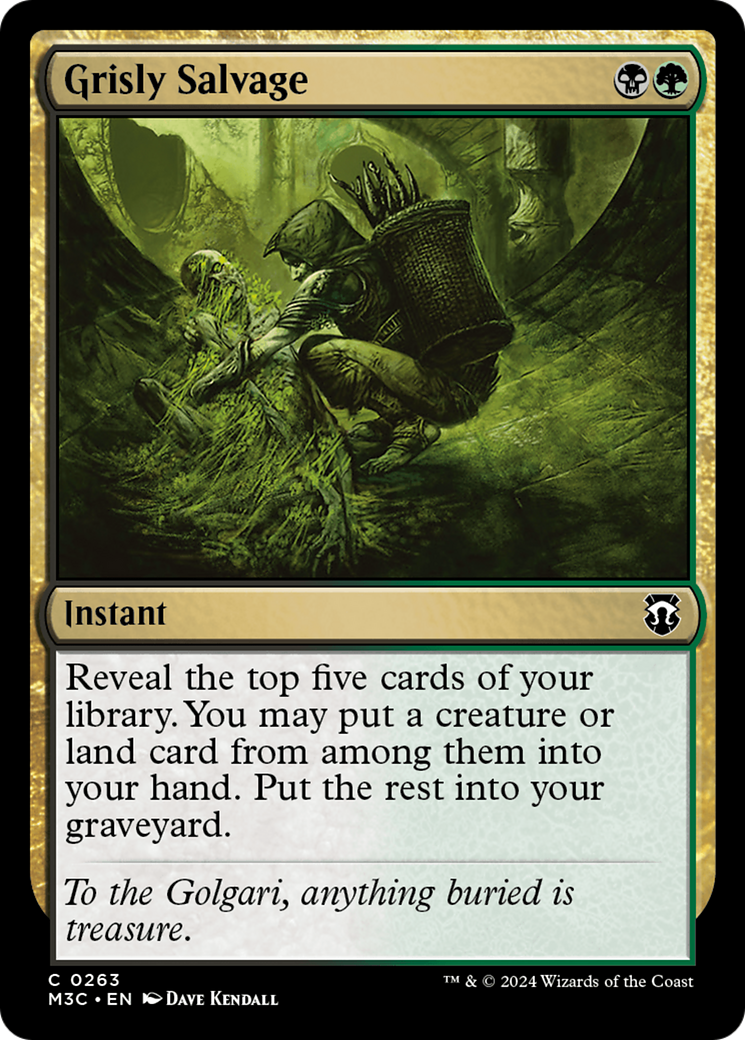 Grisly Salvage⁣ - Commander: Modern Horizons 3⁣ (Common)⁣ [263]
