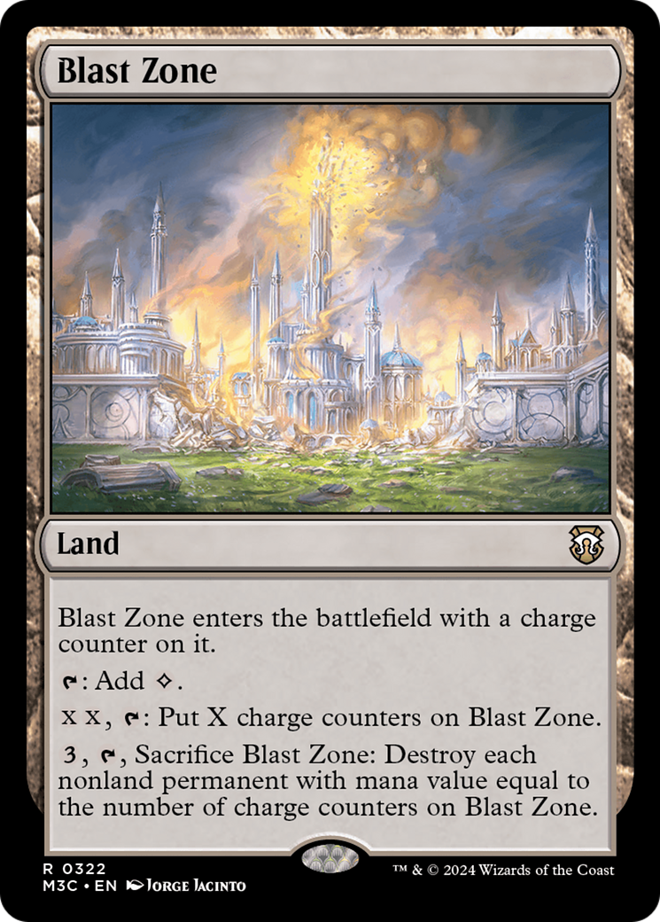 Blast Zone⁣ - Commander: Modern Horizons 3⁣ (Rare)⁣ [322]