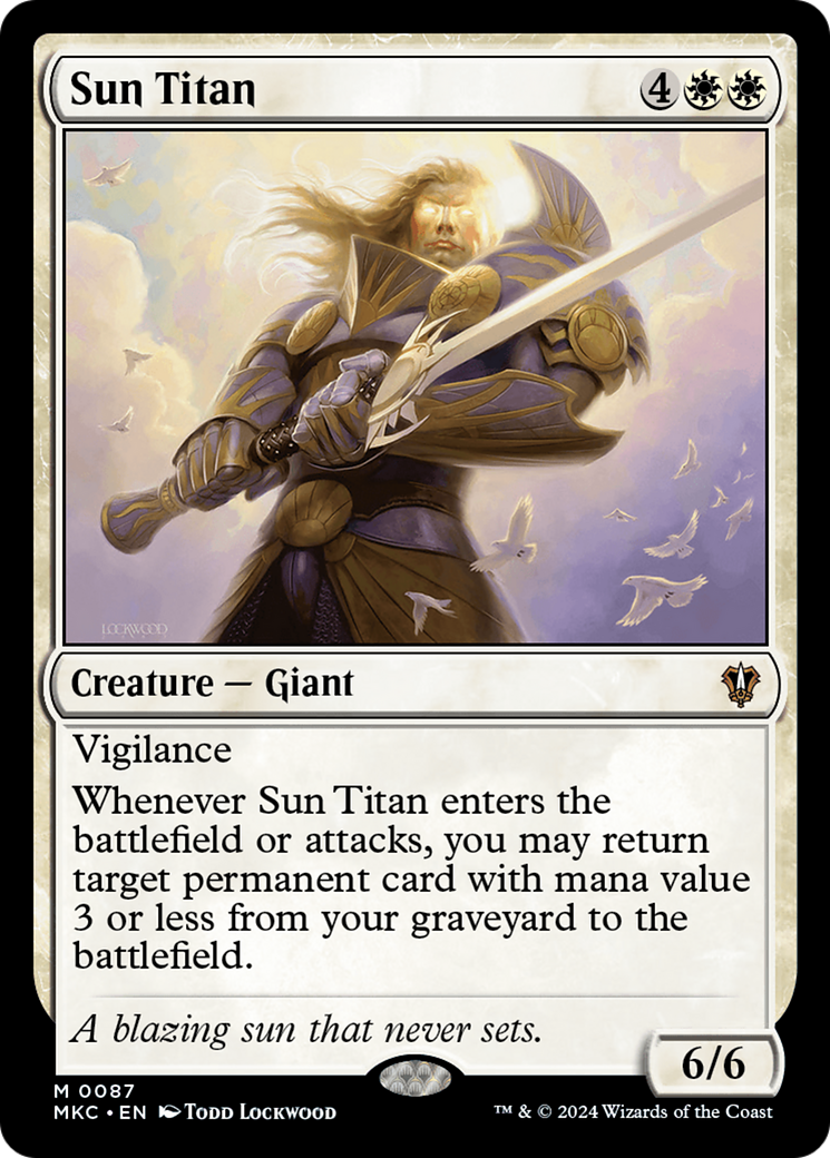Sun Titan⁣ - Commander: Murders at Karlov Manor⁣ (Mythic)⁣ [87]