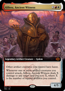 Alibou, Ancient Witness (PRM-90286) - Magic Online Promos Foil