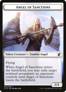 Angel of Sanctions (TC19-006) - Commander 2019 Tokens