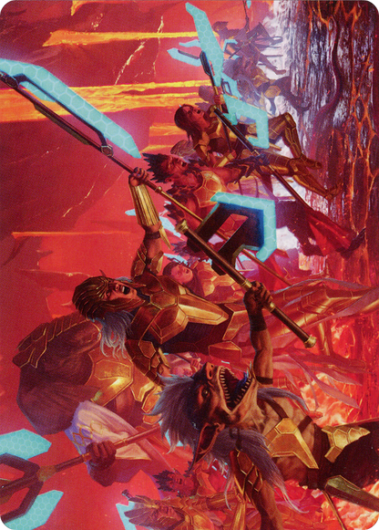 Roar of Resistance // Roar of Resistance (AONE-034) - Phyrexia: All Will Be One Art Series (Borderless) Foil