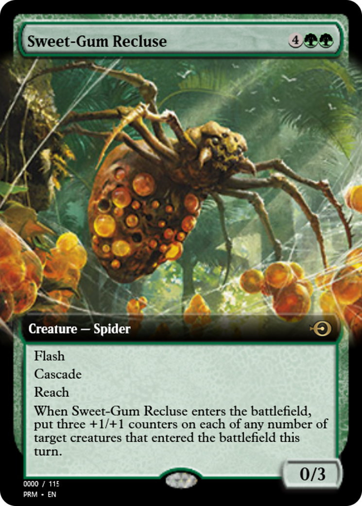 Sweet-Gum Recluse (PRM-86014) - Magic Online Promos