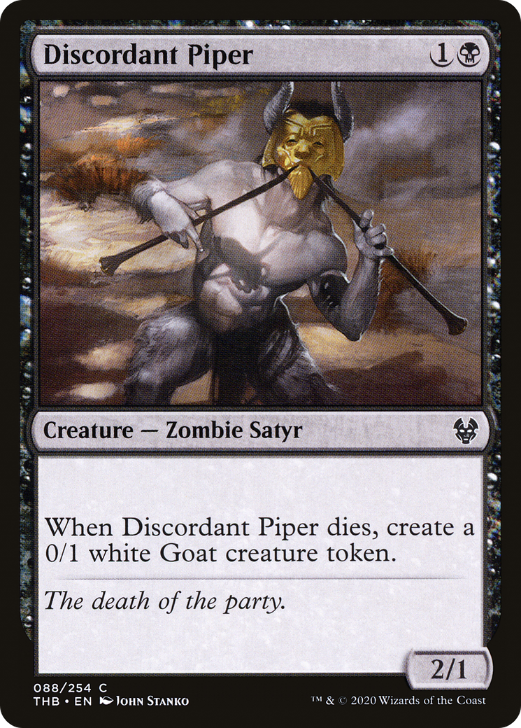 Discordant Piper⁣ - Theros Beyond Death⁣ (Common)⁣ [88]