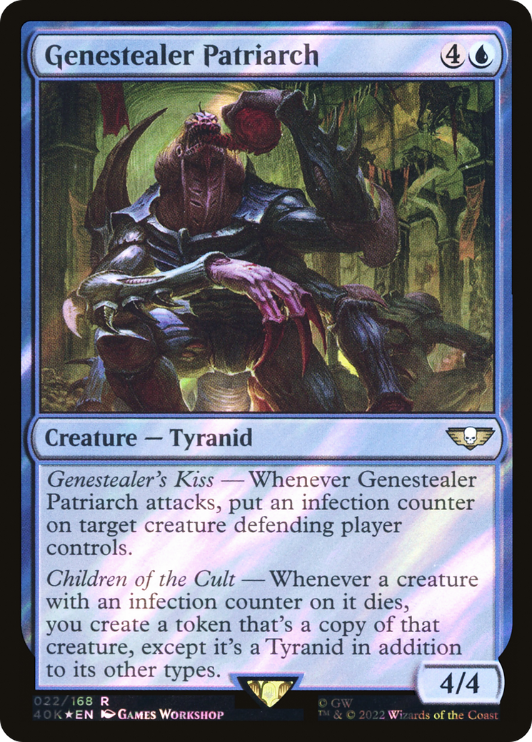Genestealer Patriarch (Surge Foil) (40K-22★) - Warhammer 40,000 Commander Foil