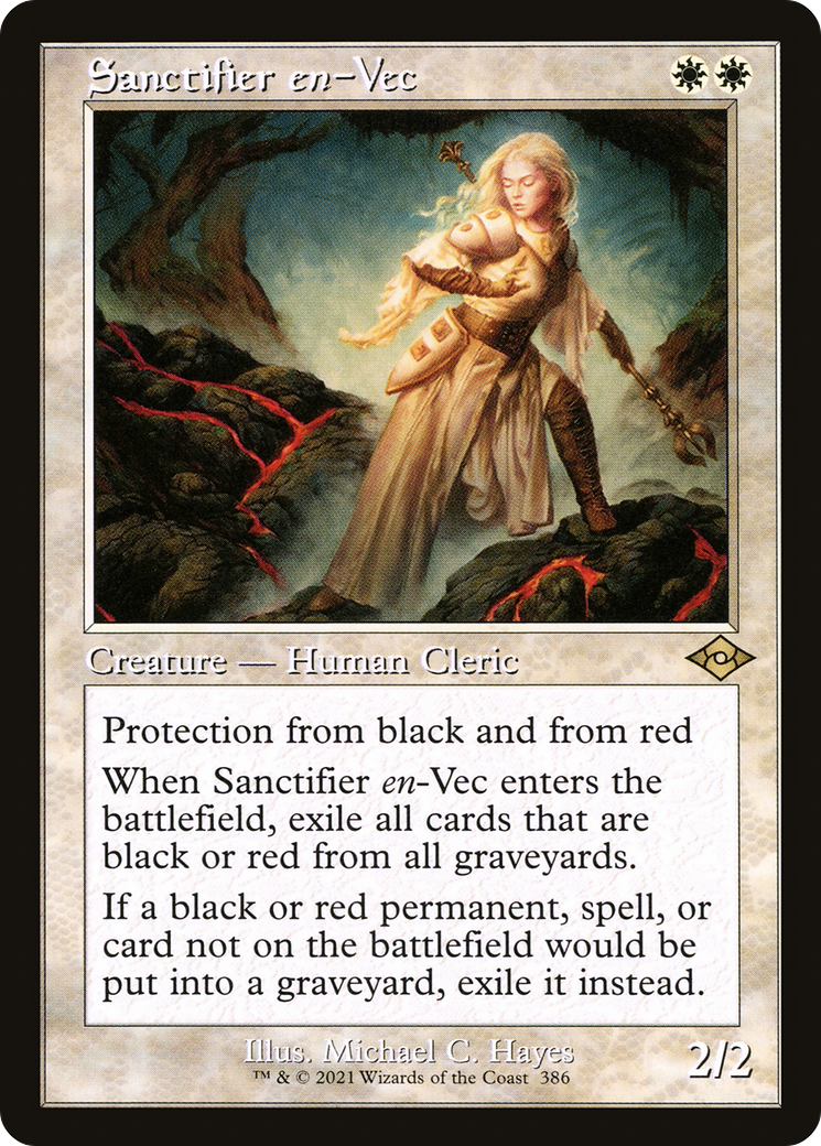 Sanctifier en-Vec (Retro Frame) (MH2-386) - Modern Horizons 2 Foil