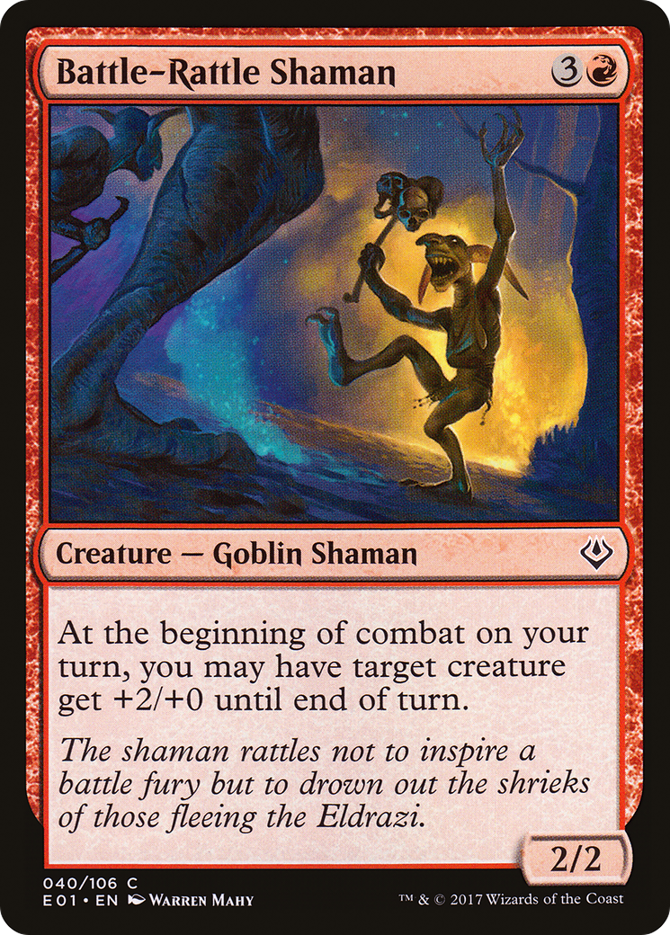 Battle-Rattle Shaman (AC2-040) - Archenemy: Nicol Bolas