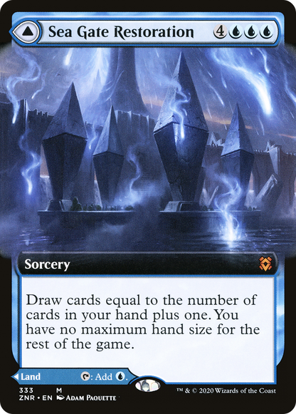 Sea Gate Restoration (Extended Art) (ZNR-333) - Zendikar Rising: (Extended Art)