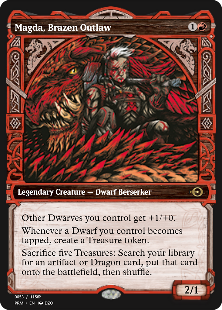 Magda, Brazen Outlaw (PRM-88306) - Magic Online Promos