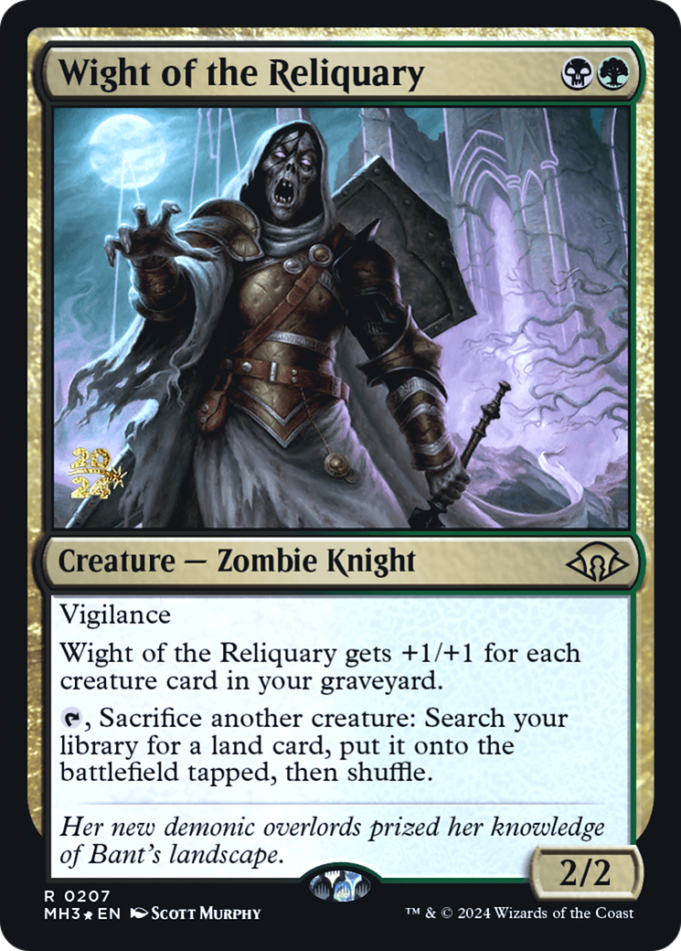 Wight of the Reliquary (PRE-207S) - Modern Horizons 3 Promos Foil