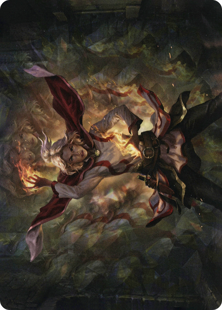 Delina, Wild Mage // Delina, Wild Mage (AAFR-031) - Adventures in the Forgotten Realms Art Series (Borderless)