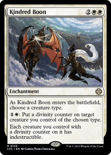 Kindred Boon⁣ - Commander: The Lost Caverns of Ixalan⁣ (Rare)⁣ [129]