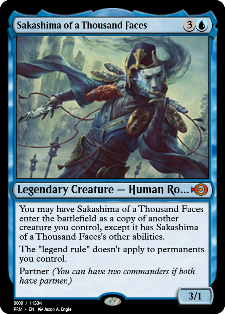 Sakashima of a Thousand Faces (PRM-86236) - Magic Online Promos