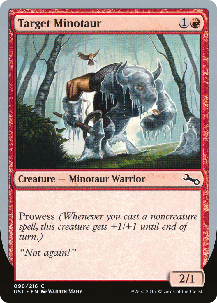 Target Minotaur (A) (UST-098) - Unstable