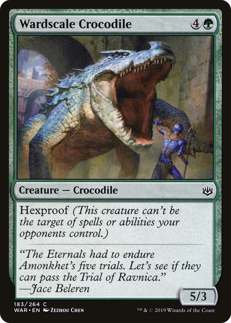 Wardscale Crocodile⁣ - War of the Spark⁣ (Common)⁣ [183]