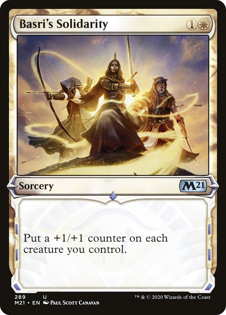 Basri's Solidarity (Showcase) (M21-289) - Core Set 2021: (Showcase)