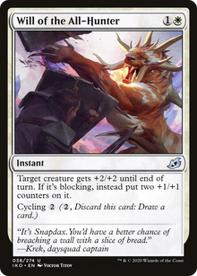 Will of the All-Hunter (IKO-038) - Ikoria: Lair of Behemoths Foil