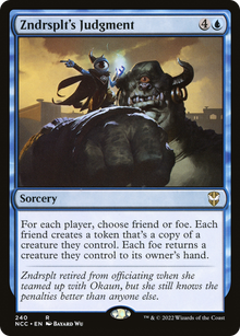 Zndrsplt's Judgment⁣ - Commander: Streets of New Capenna⁣ (Rare)⁣ [240]