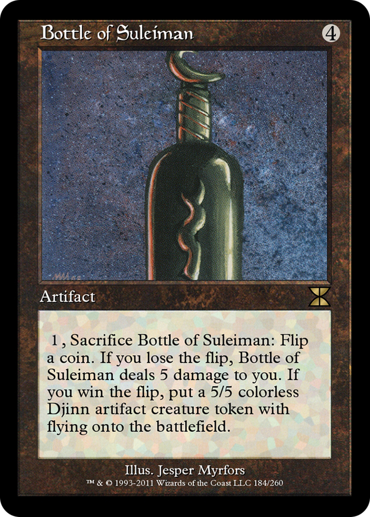 Bottle of Suleiman (ME4-184) - Masters Edition IV