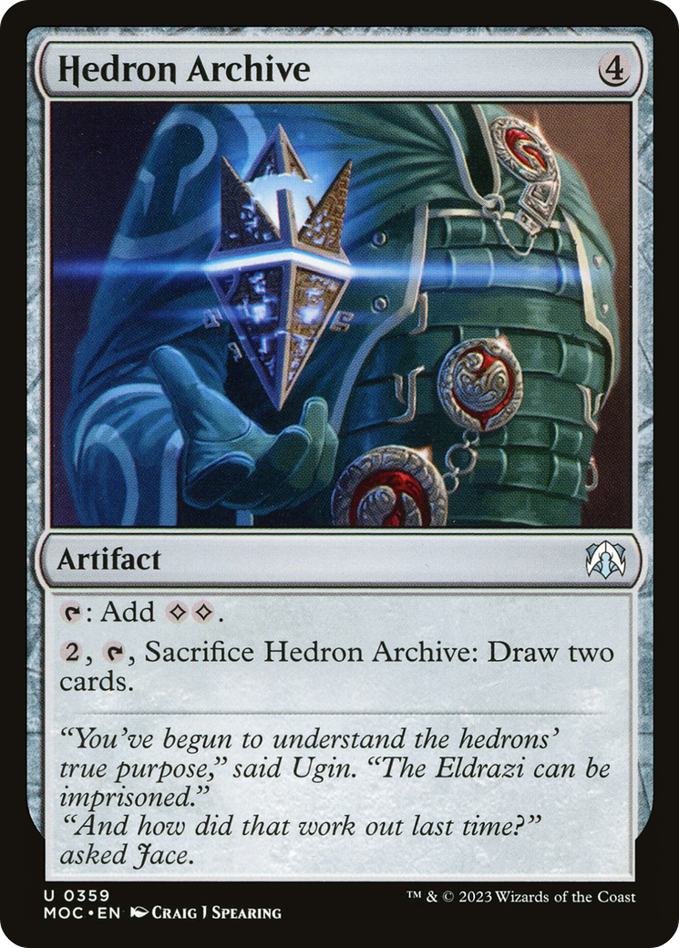 Hedron Archive⁣ - Commander: March of the Machine⁣ (Uncommon)⁣ [359]