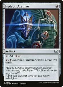 Hedron Archive⁣ - Commander: March of the Machine⁣ (Uncommon)⁣ [359]