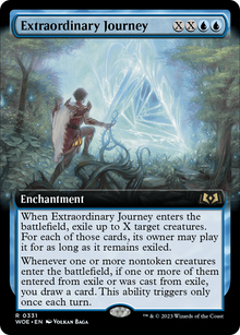 Extraordinary Journey (Extended Art) (WOE-331) - Wilds of Eldraine: (Extended Art)