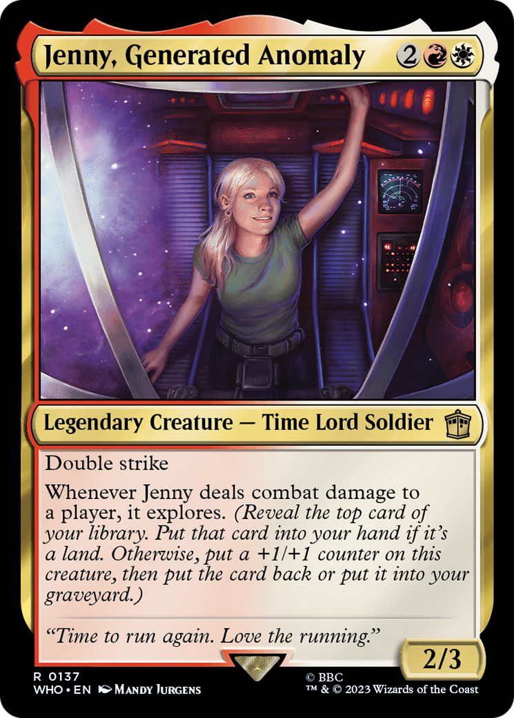 Jenny, Generated Anomaly⁣ - Universes Beyond: Doctor Who⁣ (Rare)⁣ [137]