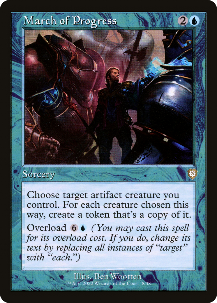 March of Progress⁣ - Commander: The Brothers' War⁣ (Rare)⁣ [8]