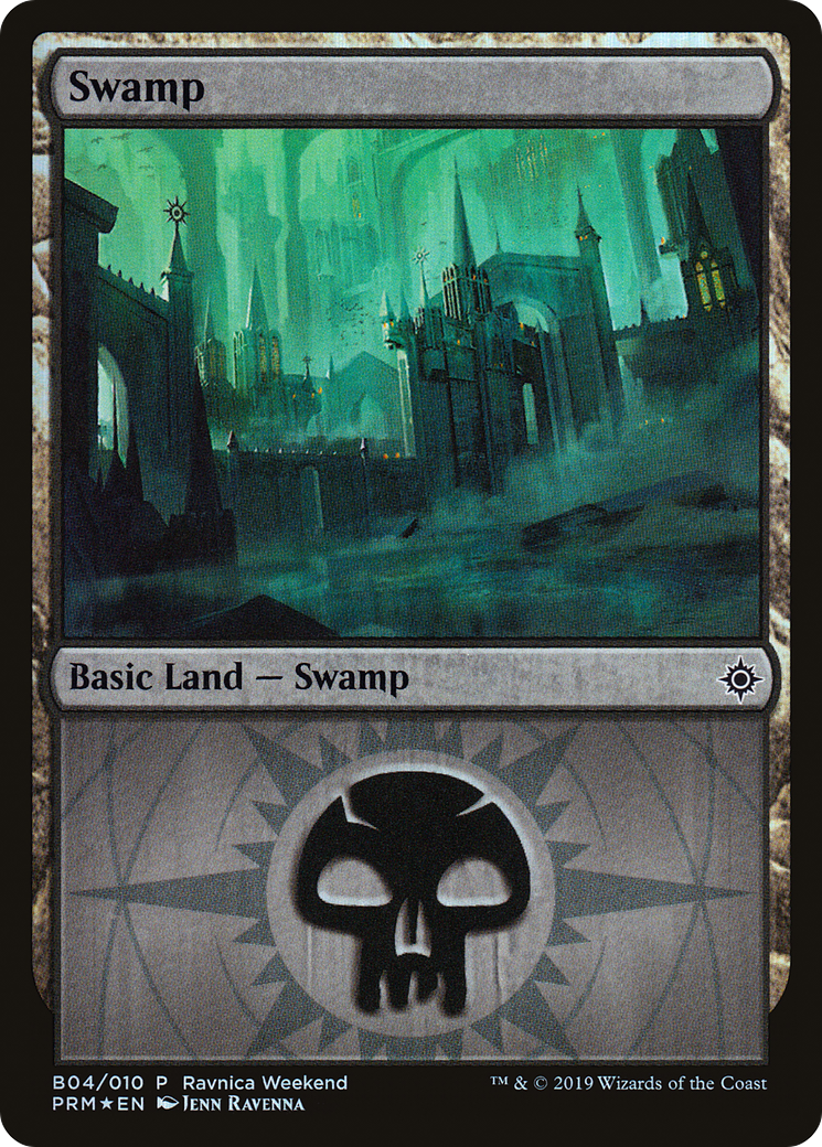Swamp - Orzhov (B04) (LARP-B04) - RNA Ravnica Weekend Foil