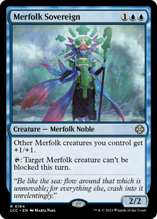 Merfolk Sovereign⁣ - Commander: The Lost Caverns of Ixalan⁣ (Rare)⁣ [164]
