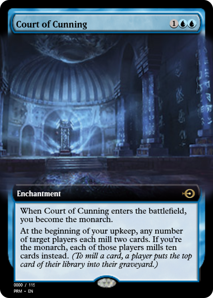 Court of Cunning (PRM-85980) - Magic Online Promos Foil
