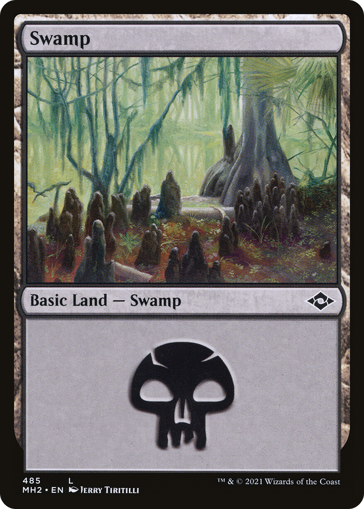 Swamp (485) (MH2-485) - Modern Horizons 2 Foil