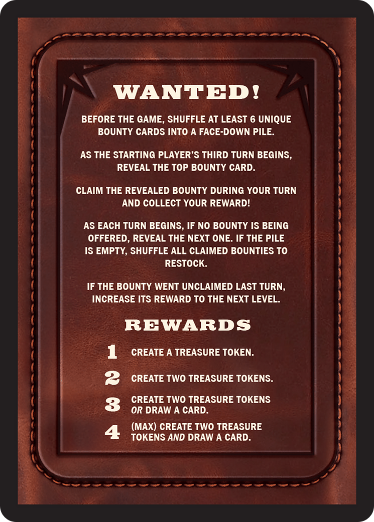Bounty: Eriana, Wrecking Ball // Wanted! (TOTC-030) - Outlaws of Thunder Junction Commander Tokens Foil