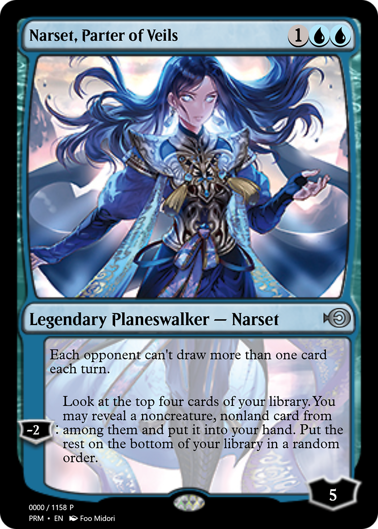 Narset, Parter of Veils (PRM-72269) - Magic Online Promos Foil