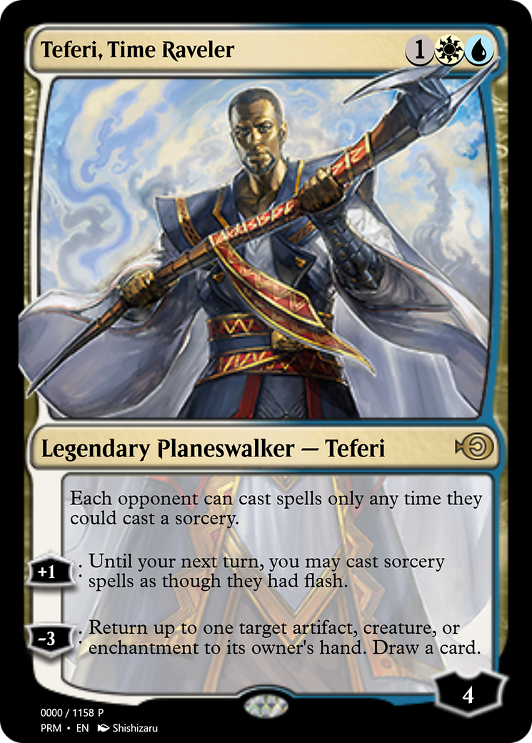 Teferi, Time Raveler (PRM-72233) - Magic Online Promos Foil