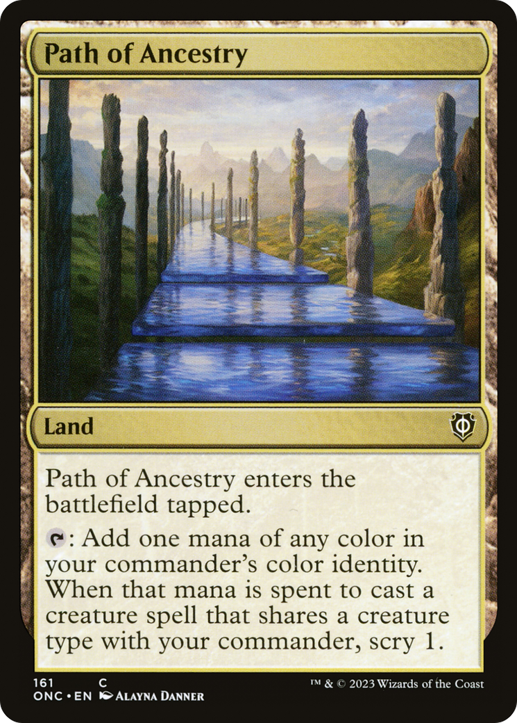 Path of Ancestry⁣ - Commander: Phyrexia: All Will Be One⁣ (Common)⁣ [161]
