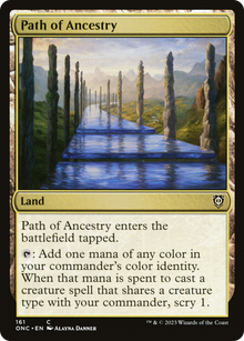 Path of Ancestry⁣ - Commander: Phyrexia: All Will Be One⁣ (Common)⁣ [161]