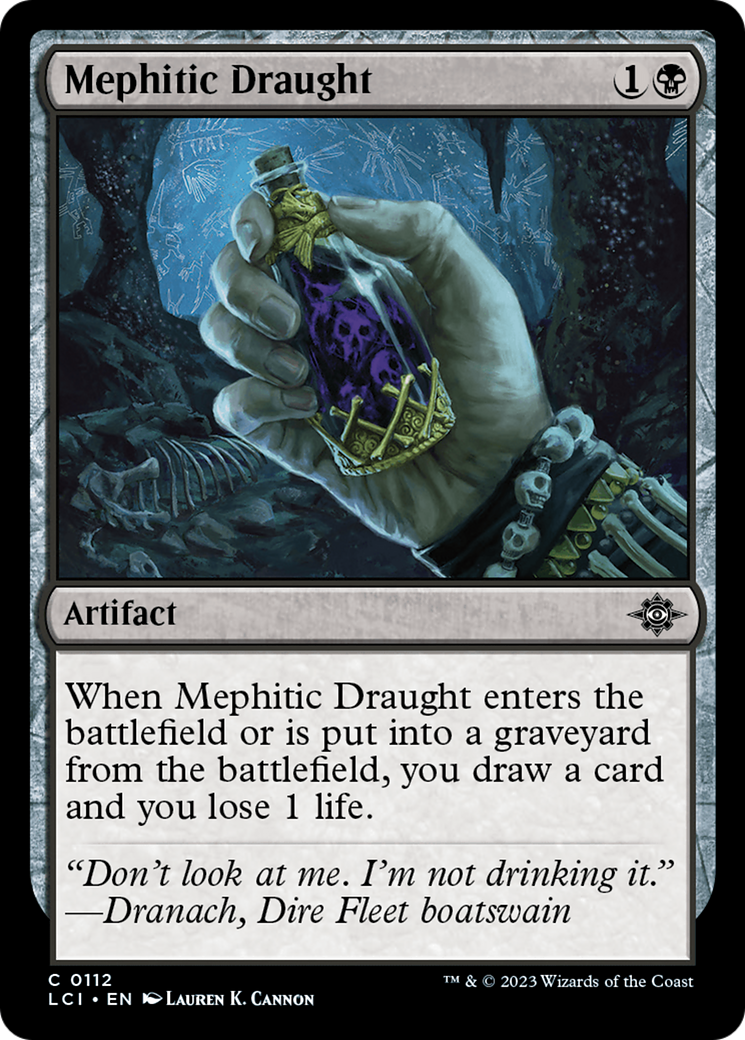 Mephitic Draught (LCI-112) - The Lost Caverns of Ixalan Foil
