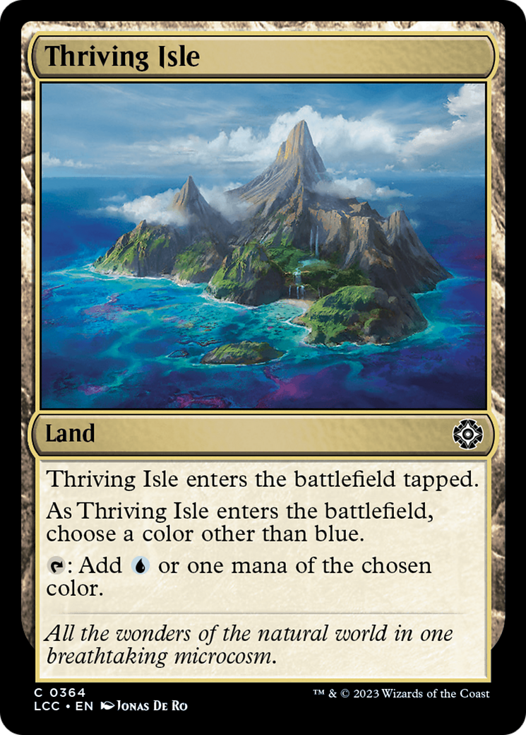 Thriving Isle⁣ - Commander: The Lost Caverns of Ixalan⁣ (Common)⁣ [364]