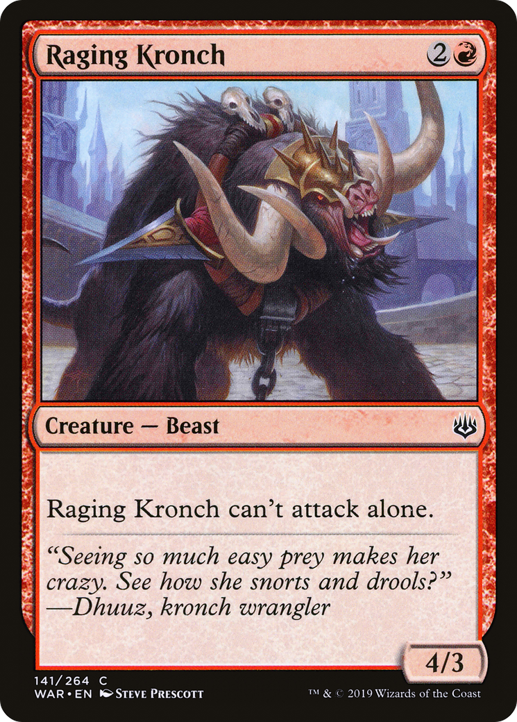 Raging Kronch⁣ - War of the Spark⁣ (Common)⁣ [141]